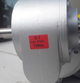 Reductor 0.12 kw, 265 rpm 