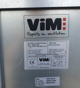 3 x Ventilator VIM KDTR F400 560-2131-G 