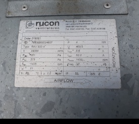 Ventilator Rucon RAX 900-4 