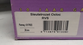 Oxloc sleutelrozet RVS 