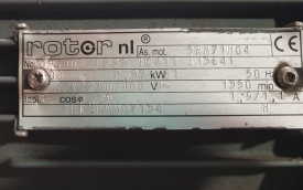 Reductor MAK 0.37 kw, 54 rpm 