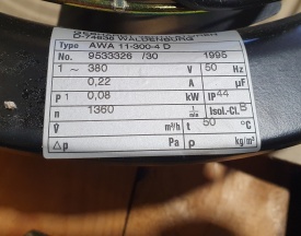 Ventilator AWA 11-300-4 D 