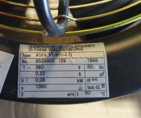 Ventilator AWA 11-300-4 D 