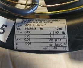 Ventilator AWA 11-300-4 D 