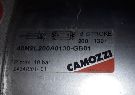 Cilinder Camozzi 40M2L200A0130-GB01 200 130