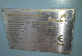 Howden rookgasventilator VRE0500/6011F132/11 GR270