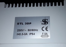 Toerentalregelaar STL3DP 230V 