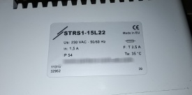 Transformatorregelaar STRS1-15L22 230V 