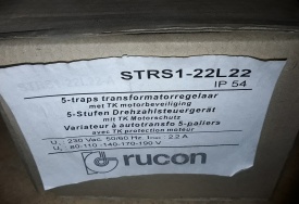 Transformatorregelaar STRS1-22L22 230V 