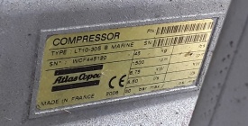 2 x Atlas Copco zuigercompressor LT10-30S B 