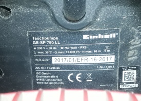 Einhell waterpomp GE-SP 750 LL 