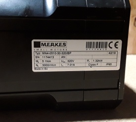 Servomotor Merkes MN4-0510-30-320/BP