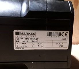 Servomotor Merkes MN4-0510-30-320/BP