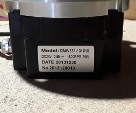 DC aandrijfmotor DMW861-131018 
