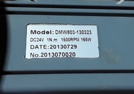 DC aandrijfmotor DMW803-130323 