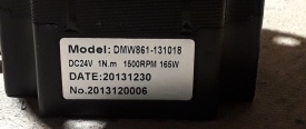 DC aandrijfmotor DMW861-131018 