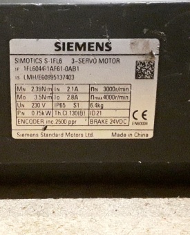 Servomotor Siemens S-1FL6 
