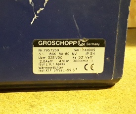 Servomotor Groschopp BGK 80-80 NV 