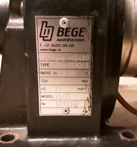 Gelijkstroom motor Bege MD16-BEM2415 