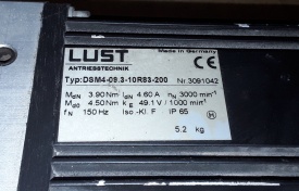Servomotor Lust DSM4-09.3-10R83-200 