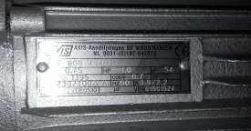 Elektromotor Axis 0.75 kw, 1.395 rpm 