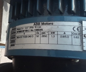 Elektromotor DC ABB DHP 180-4 LB