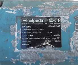 Peripheralpomp Calpeda TP 100E 