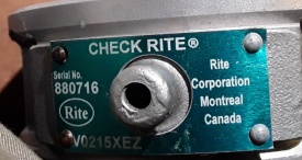 2 x Terugslagklep Rite V0215XEZ 