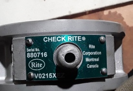 2 x Terugslagklep Rite V0215XEZ 