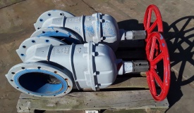 2 x Schuifafsluiter AVK DN300 PN16 
