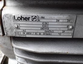 2 x Elektromotor Loher 30 kw, 2.960 rpm 