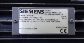 Reductor Siemens 4 kw, 24,7 rpm 