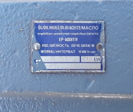 Reductor Bauer 45 kw, 70 rpm 