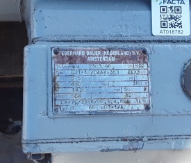 Reductor Bauer 5.5 kw, 400 rpm 