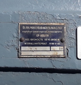 Reductor Bauer 7.5 kw, 28 rpm 