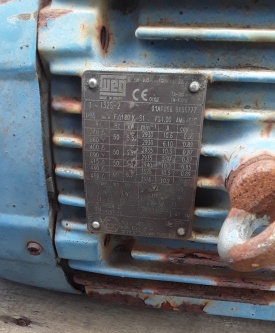 4 x Elektromotor 2.900 rpm 