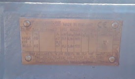 Elektromotor Siemens 37 kw, 1.475 rpm 