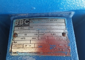 Elektromotor BBC 45 kw, 1.475 rpm 