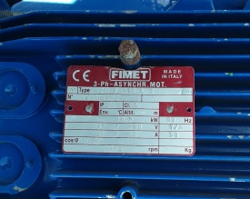 2 x Elektromotor 2.900 rpm 