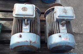 2 x Elektromotor MEZ 15 kw, 1445 rpm 