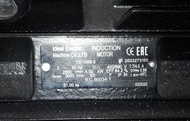 Elektromotor 4 kw, 2.880 rpm 