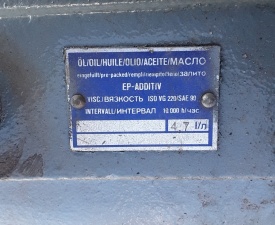 Reductor Bauer 0,36/3,6 kw, 2,9/29 rpm 