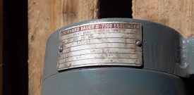 Reductor Bauer 0.75 kw, 14.5 rpm 