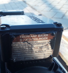 Reductor Bauer 0.063/0.4 kw, 4,8/29.5 rpm 
