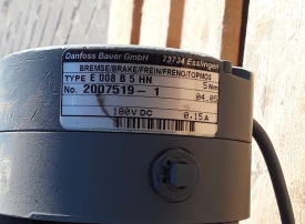 Reductor Bauer 0.55 kw, 34,5 rpm 