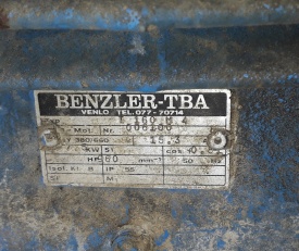 2 x Elektromotor Benzler 7.5 kw, 960 rpm 