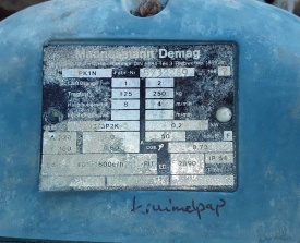 Demag takel PK1N 