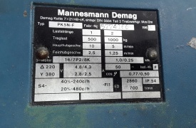 Demag takel PK5N-F 
