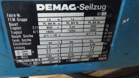 Demag elektrische kettingtakel 
