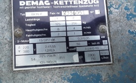 Demag takel PK1N-F 